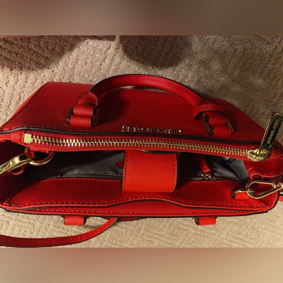 Michael Kors Red Crossbody Handbag - Picture 5 of 8
